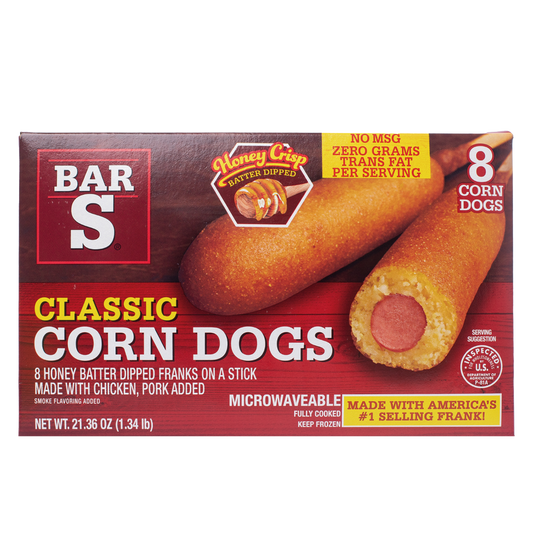 CORN DOGS CLASIC 12/1.34 LB BAR-S