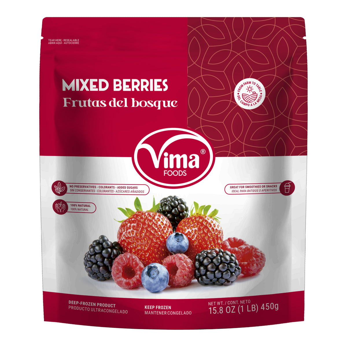 MIX DE FRUTOS ROJOS VIMA 1 KG 1000543