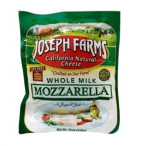 QUESO MOZZARELLA EN BOLA WM JOSEPH FARMS 1 LB