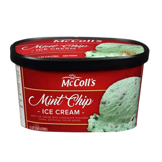 Mint Choco Chip (48 oz) "McColls"