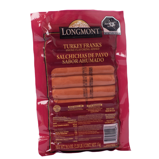 SALCHICHA DE PAVO LONGMONT 1 KG