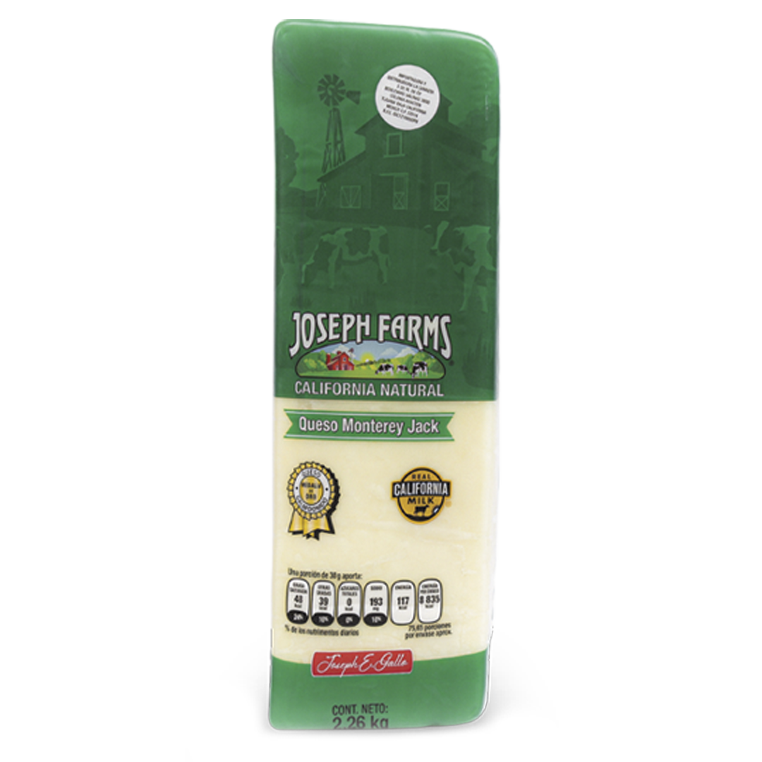 QUESO MONTERREY JACK JOSEPH FARMS 5 LBS