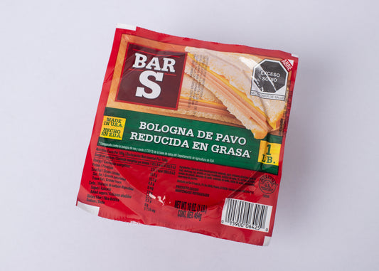 BOLONIA DE PAVO BARS 1 LB