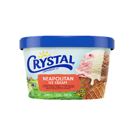 Neapolitan / Napolitano (48 oz) "Crystal"