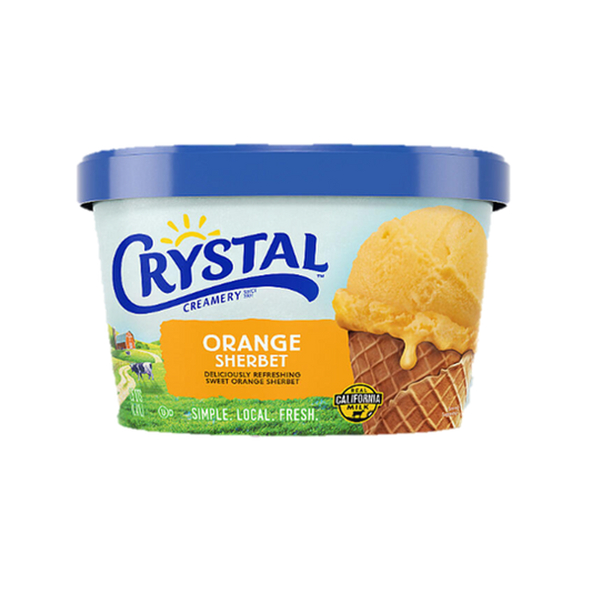 Orange Sherbet (48 oz) "Crystal"