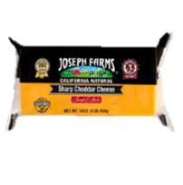 Queso Sharp Cheddar Joseph Farms